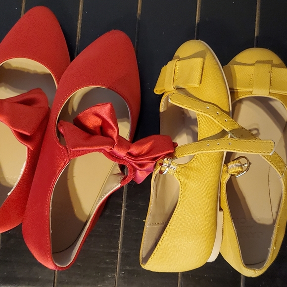 Lot of 2 Janie & Jack Toddler Flats - Picture 4 of 4